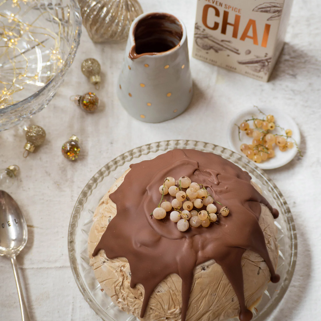 Christmas Magic Chai Ice Cream Pudding Recipe