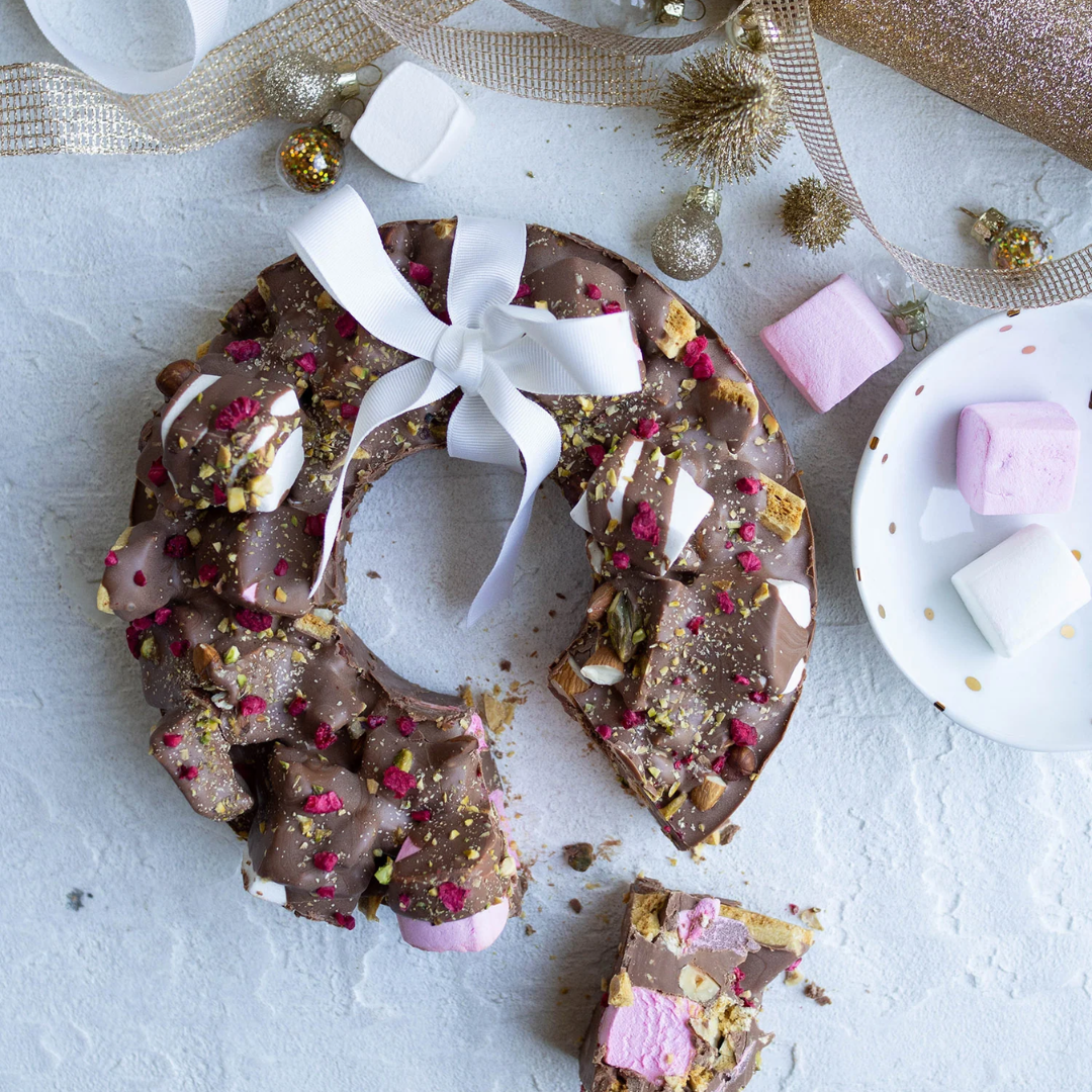 Delight Your Taste Buds with This Irresistible Rocky Road Wreath