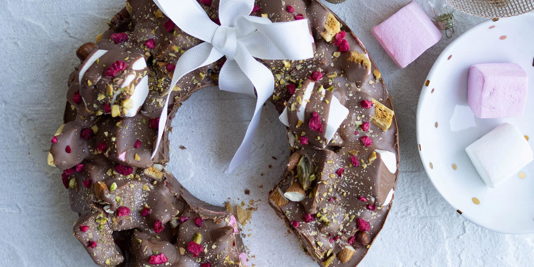 Delight Your Taste Buds with This Irresistible Rocky Road Wreath