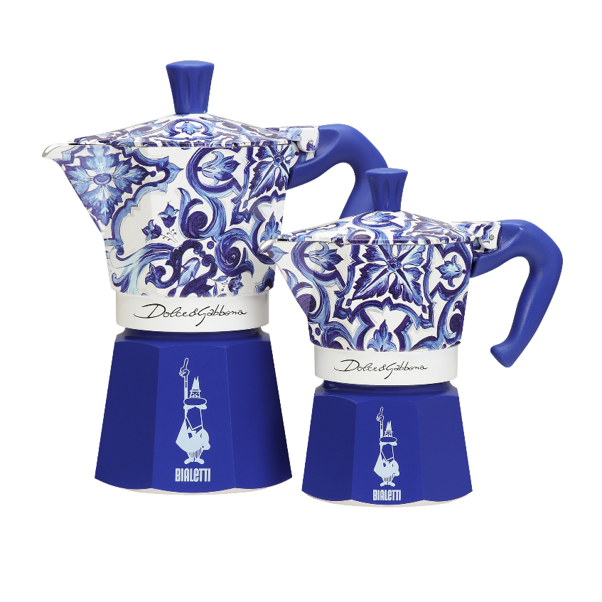 Moka Bialetti Dolce&Gabbana Mediterranean Blue 3 Cup