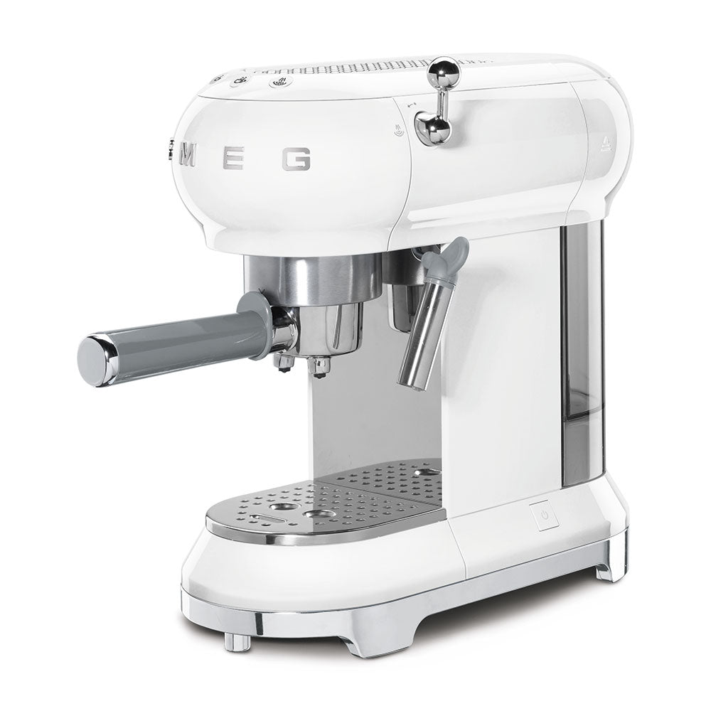 Smeg Espresso Machine & Grinder Package - White