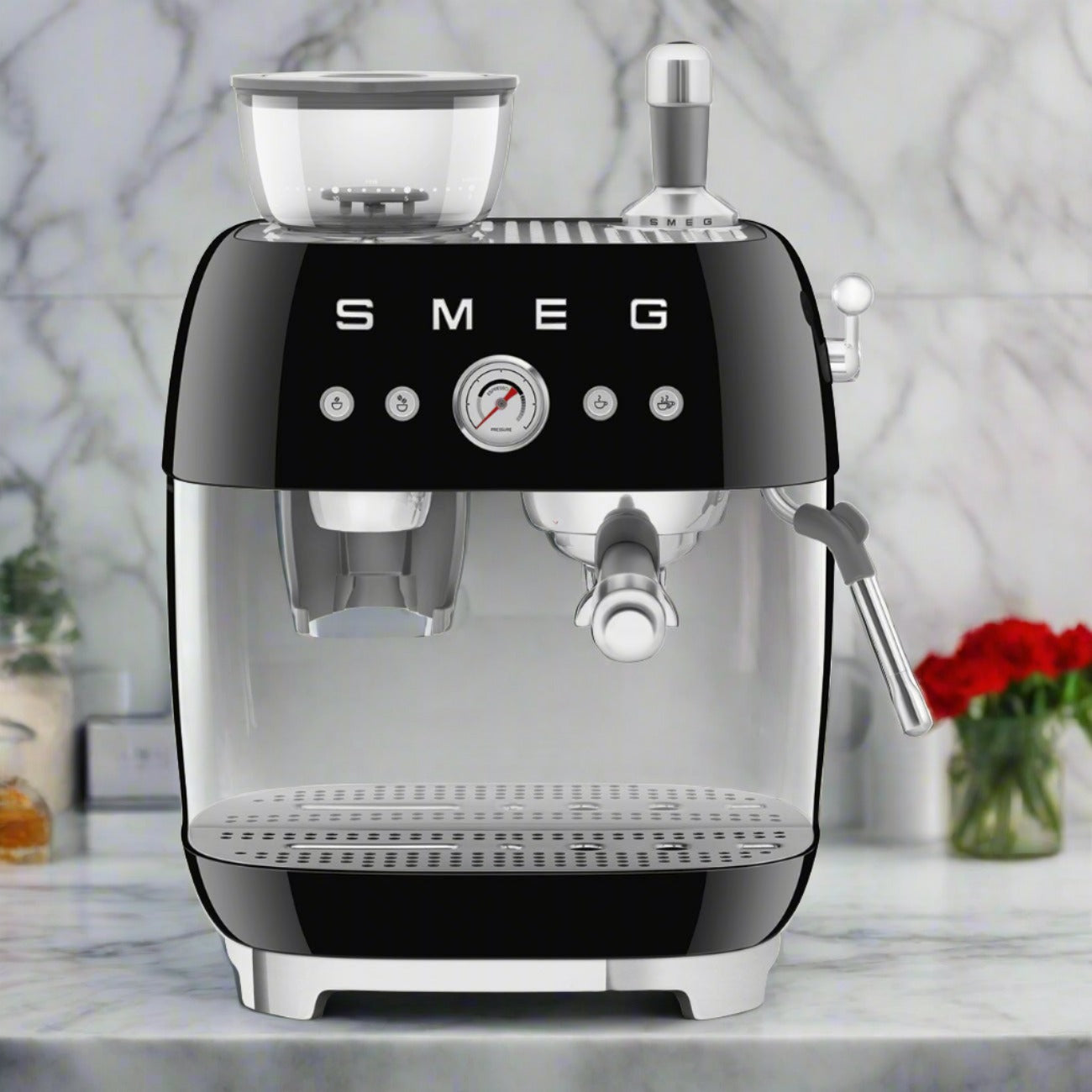 Smeg Espresso EGF03 Manual Coffee Machine + FREE KG OF COFFEE