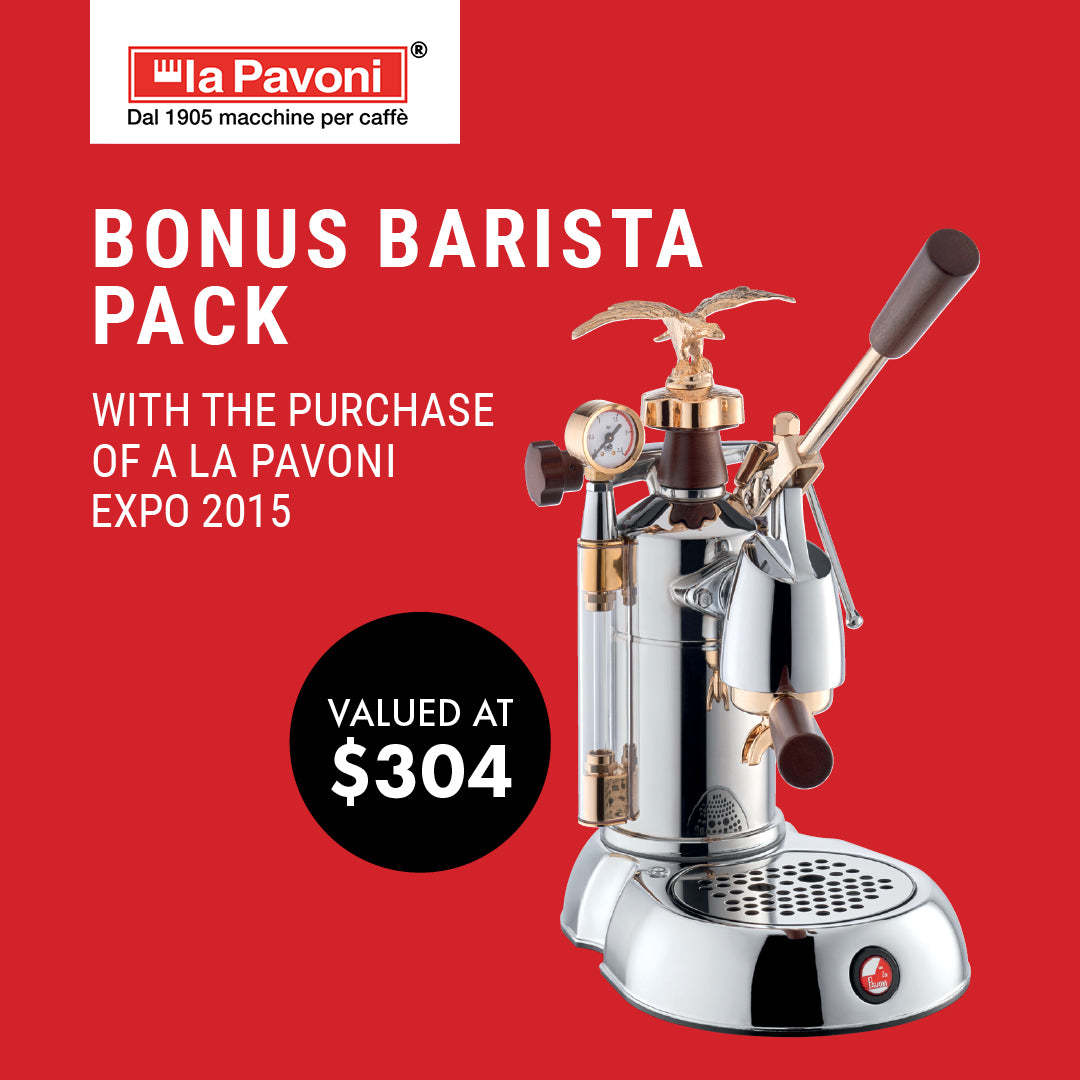 La Pavoni Expo 2015 Coffee Machine + FREE Kit