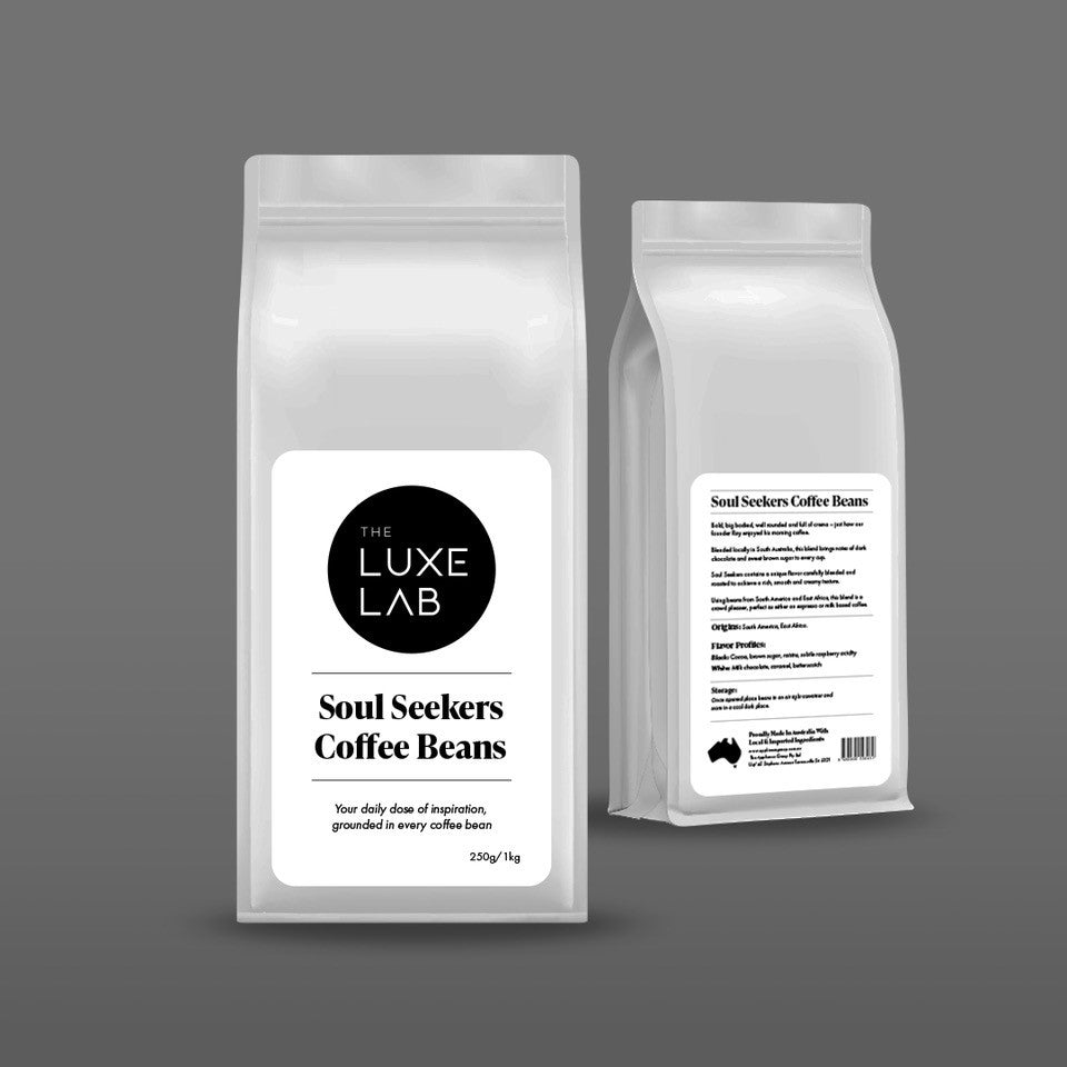 The Luxe Lab Soul Seekers Coffee Beans 1kg – Prestige Coffee