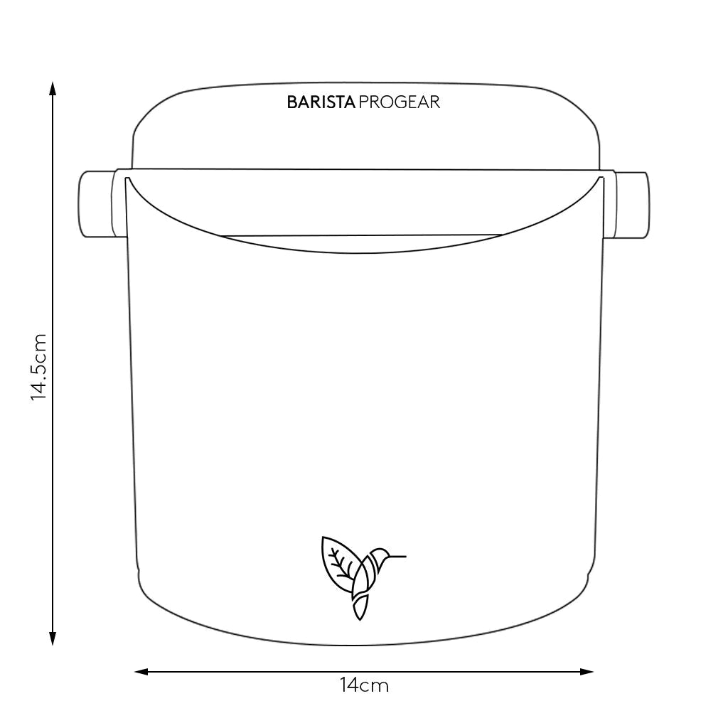 Barista Pro Gear Silver Home Knock Bin