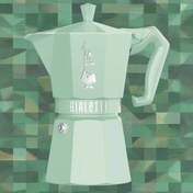 Bialetti Moka Exclusive 6 Cup - Green