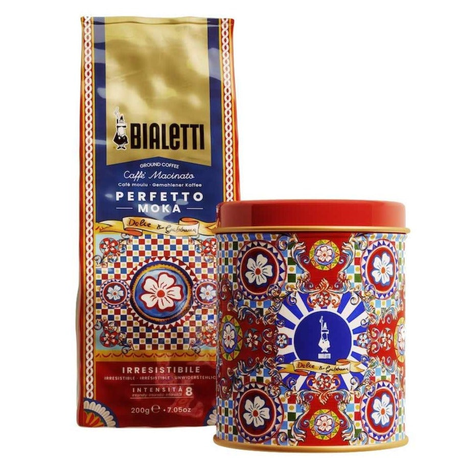 Bialetti Dolce Gabbana Moka Perfetto Coffee & Tin Gift Set