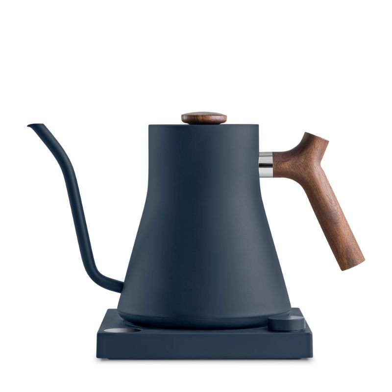 Fellow Stagg EKG Kettle – Stone Blue & Walnut Handle