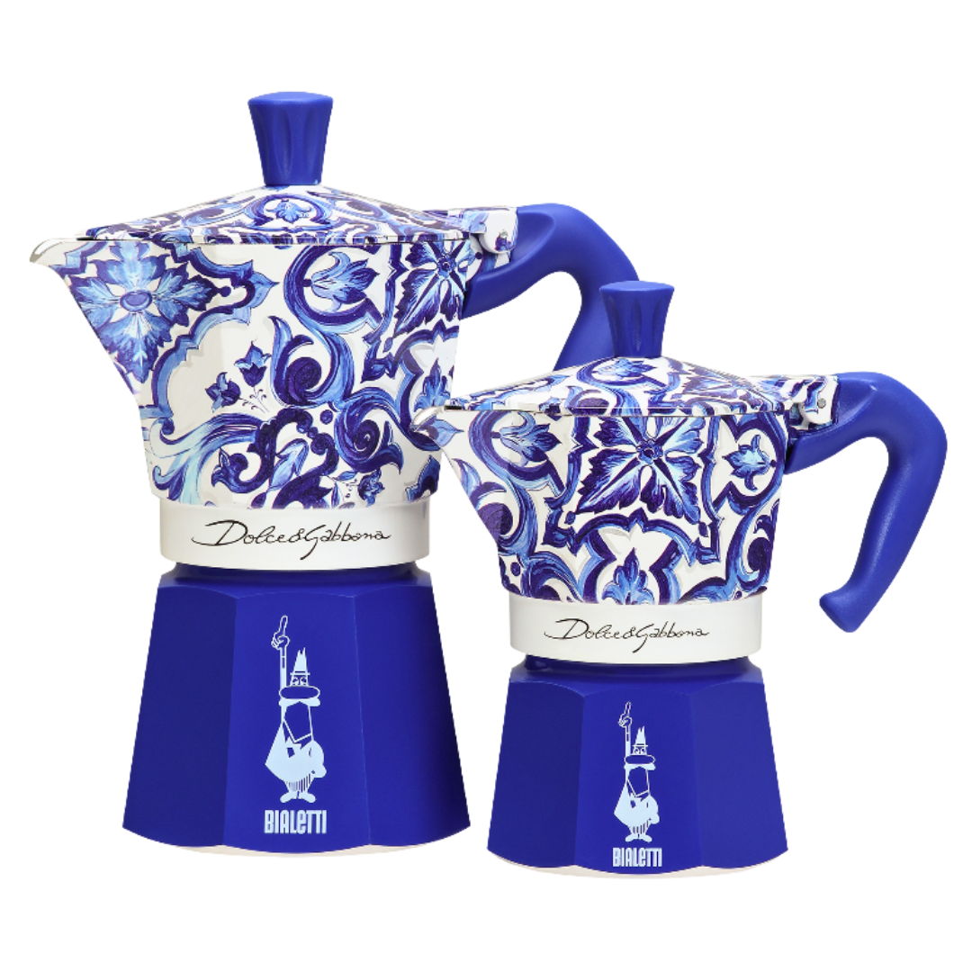 Moka Bialetti Dolce&Gabbana Mediterranean Blue 3 Cup